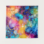 Alkohol Farbe moderner Aquarellfarben Wandteppich (Vorderseite (Horizontal))
