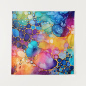 Alkohol Farbe moderner Aquarellfarben Wandteppich (Vorderseite)
