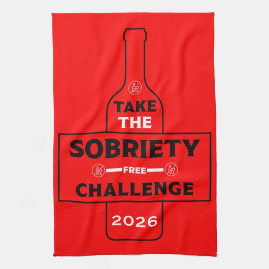 Alkohol frei und nüchtern geschirrtuch (Vertikal)