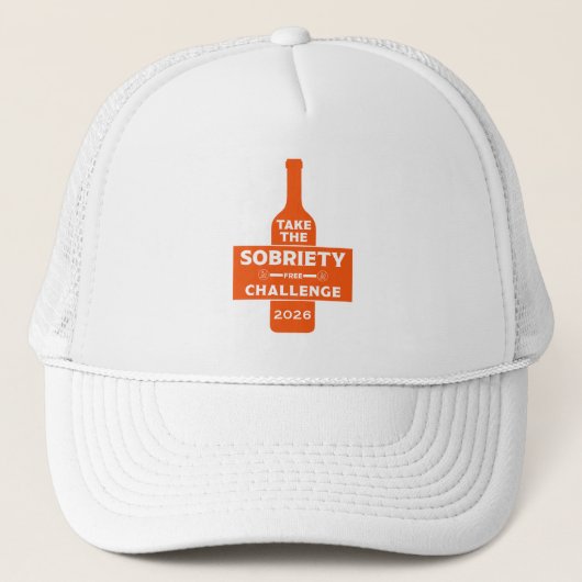 Alkohol frei und nüchtern truckerkappe (Vorderseite)