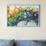 Alkohol-Ink-Regenbogen Poster<br><div class="desc">Dieses Design kann durch Auswahl der Option Design bearbeiten personalisiert werden. Sie können auch auf andere Gegenstände übertragen. Kontaktieren Sie mich unter colorflowcreations@gmail.com oder nutzen Sie die Chat-Option oben auf der Seite, wenn Sie dieses Design auf einem anderen Produkt haben möchten oder Hilfe bei diesem Design benötigen. Sehen Sie mehr...</div>