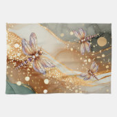 ALKOHOL INK UND JEWEL DRAGONFLY GESCHIRRTUCH (Horizontal)