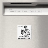 Alkohol ist eine Lösung für die Chemie Retro Magnet (In Situ (Geschirrspüler))