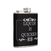 Alkohol ist schnellere Steampunk Flasche Flachmann (Rechts)