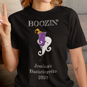 Alkohol Junggesellinnenabschied Geist Cocktail Hal T-Shirt
