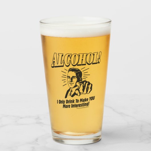 Alkohol: Machen Sie interessanter Glas (Vorne (Gefüllt))