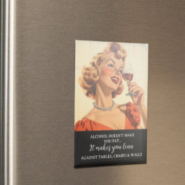 Alkohol macht dich nicht fett magnet