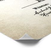 Alkohol noch Patent Poster (Ecke)