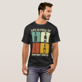 Alkohol Party Life Is Full Of Important Choices Wh T-Shirt (Vorne ganz)