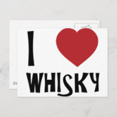 Alkohol Postkarte (Vorne/Hinten)