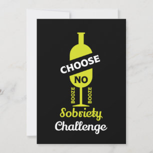 Alkohol Sobriety Alkoholfreie Teetalunterstützung Dankeskarte