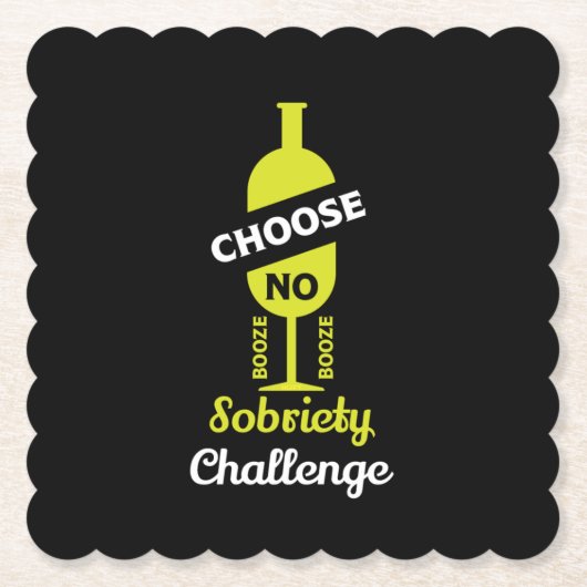 Alkohol Sobrify Alkoholfreie Teetalunterstützung Untersetzer (Vorderseite)