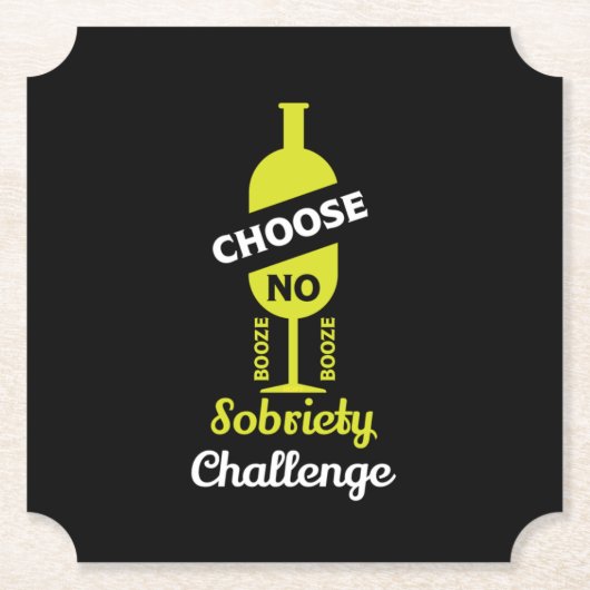 Alkohol Sobrify Alkoholfreie Teetalunterstützung Untersetzer (Vorderseite)