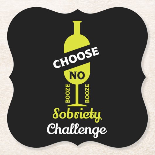 Alkohol Sobrify Alkoholfreie Teetalunterstützung Untersetzer (Vorderseite)