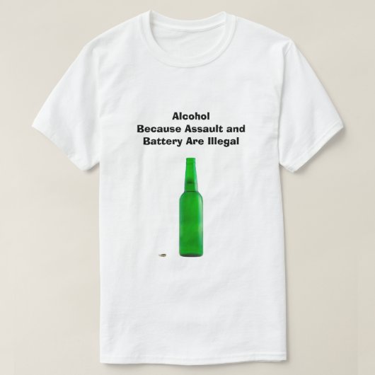 Alkohol T-Shirt (Design vorne)