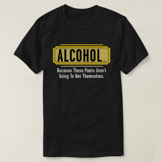 Alkohol T-Shirt (Design vorne)