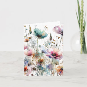 Alkohol-Tinte-Aquarell-Blumen Leer