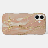 Alkohol-Tinte Chic monogrammierte Hülle- Mate iPho Case-Mate iPhone Hülle (Rückseite (Horizontal))
