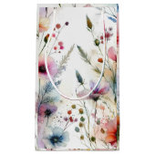 Alkohol Tinte Floral Wasserfarbe Kleine Geschenktüte (Vorderseite)