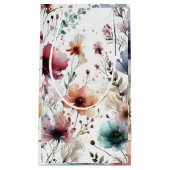 Alkohol Tinte Floral Wasserfarbe Kleine Geschenktüte (Vorderseite)