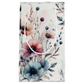 Alkohol Tinte Floral Wasserfarbe Kleine Geschenktüte (Vorderseite)