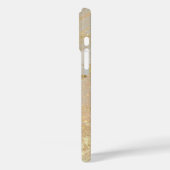 Alkohol-Tinte Gold Monogramm-Etuis- Mate iPhone Case-Mate iPhone Hülle (Rückseite / Links)