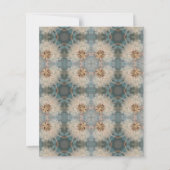 Alkohol Tinte Kaleidoskop Blumenpapier (Rückseite)