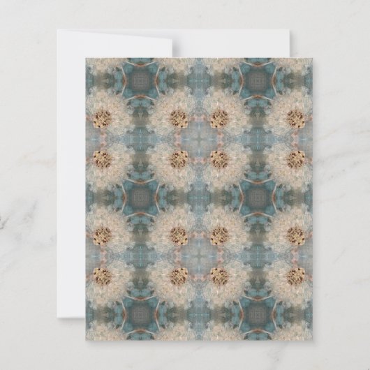 Alkohol Tinte Kaleidoskop Blumenpapier (Rückseite)