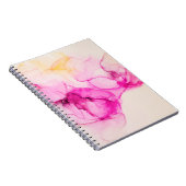 Alkohol Tinte Meeresstruktur. Zeitgenössische Kuns Notizblock (Rechte Seite)