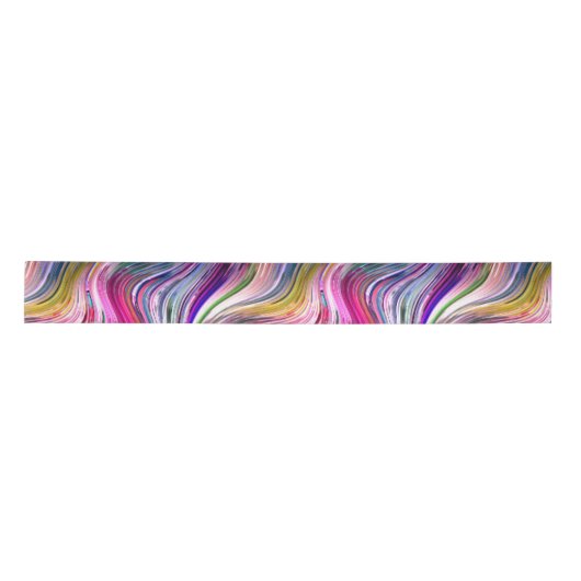 Alkohol Tinte Satin Ribbon Satinband (Vorderseite)