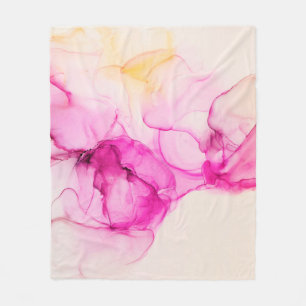 Alkohol Tinte Seetextur. Zeitgenössische Kunst. Fleecedecke