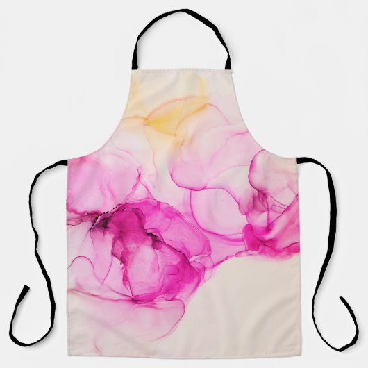 Alkohol Tinte Seetextur. Zeitgenössische Kunst. Schürze (Vorderseite)