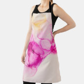 Alkohol Tinte Seetextur. Zeitgenössische Kunst. Schürze (InSitu)