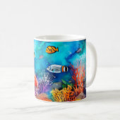 Alkohol-Tinte Sommer Kaffeetasse (VorderseiteRechts)