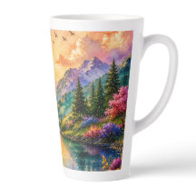 Alkohol-Tinten-Kunst Latte-Mug