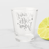 Alkohol tötet Germs | Funny Pandemic Virus Spaß Schnapsglas (Rückseite)