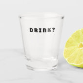 Alkohol trinken schnapsglas (Vorderseite)