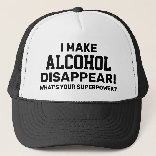 Alkohol Trucker Hat (Anpassen!) Truckerkappe (Vorderseite)