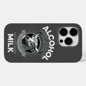 Alkohol vs. Milch Case-Mate iPhone Hülle (Rückseite (Horizontal))