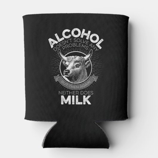 Alkohol vs. Milch Dosenkühler (Rückseite)