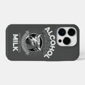 Alkohol vs. Milch iPhone Hülle (Rückseite (Horizontal))