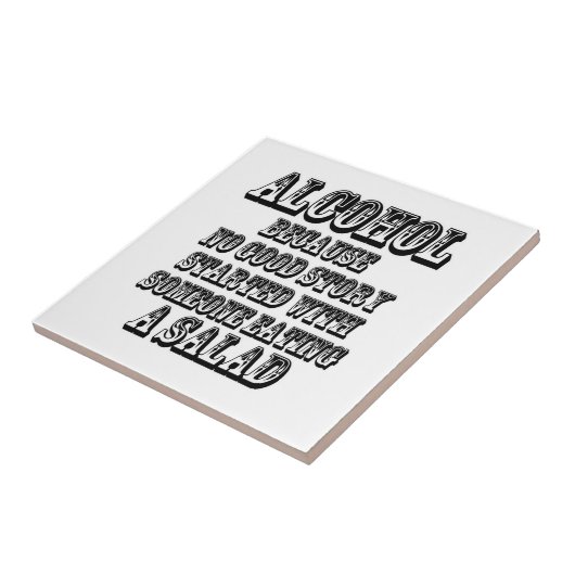 ALKOHOL - weil Fliese (Seite)