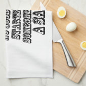 ALKOHOL - weil Geschirrtuch (Viertel Falte)