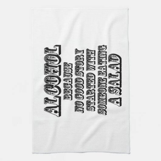 ALKOHOL - weil Geschirrtuch (Vertikal)