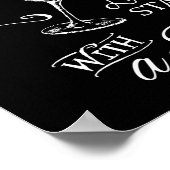 Alkohol Weil keine großartige Liebe Story Print Poster (Ecke)