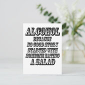 ALKOHOL - Weil Postkarte (Stehend Vorderseite)