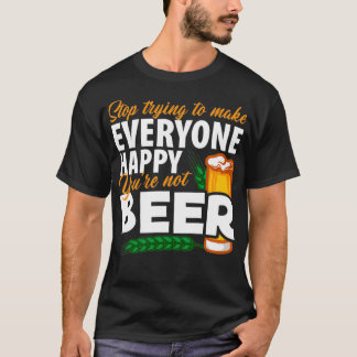 Alkohol Youx27re Nicht Beer Funny Men Frauen Gesch T-Shirt