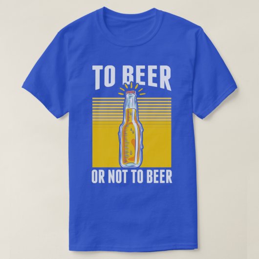 Alkohol zu bieren oder nicht, um lustige Männer Fr T-Shirt (Design vorne)