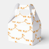 Alkoholethanol Molekulare chemische Formel Geschenkschachtel (Rückseite)