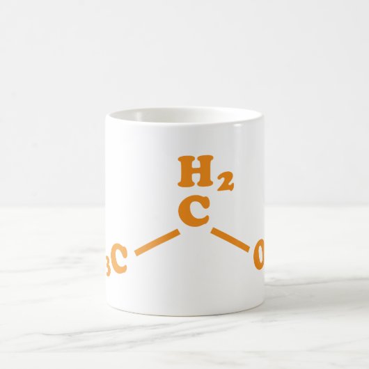 Alkoholethanol Molekulare chemische Formel Kaffeetasse (Mittel)
